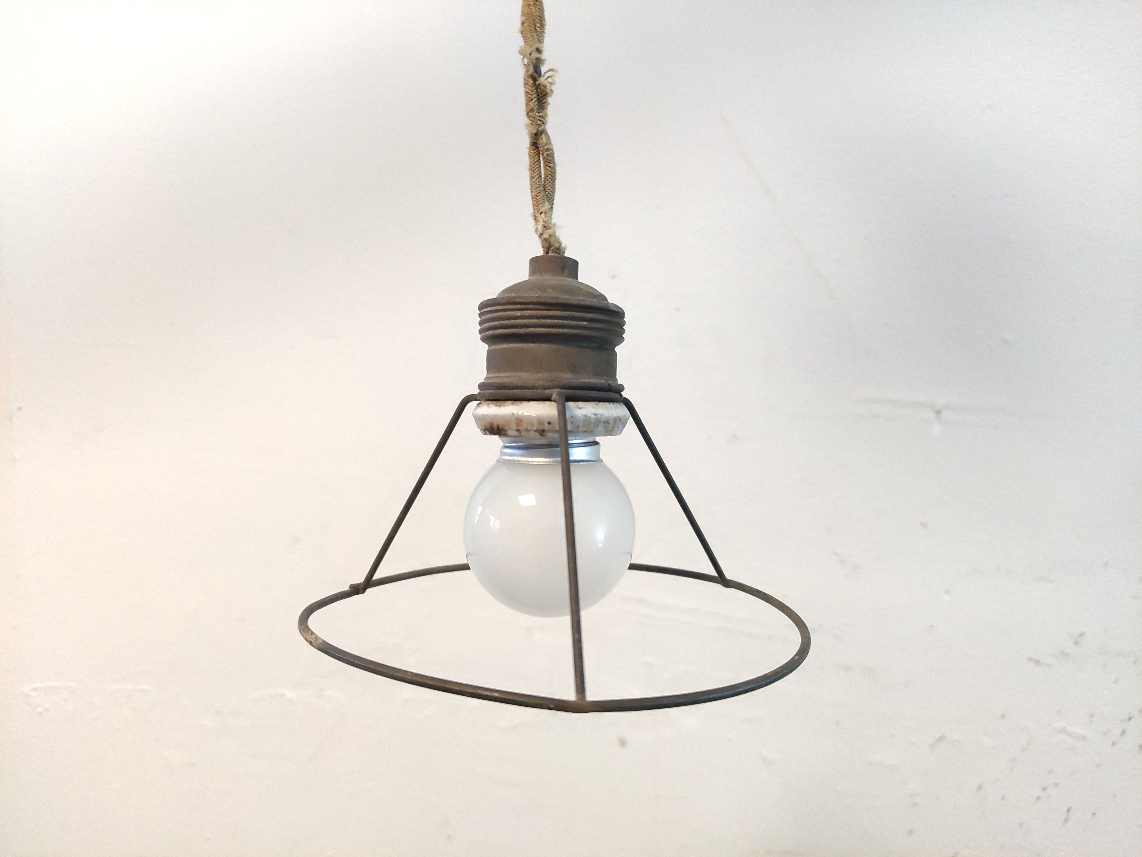 lampara colgar enchufe e27 metal alt 9 o13 1u